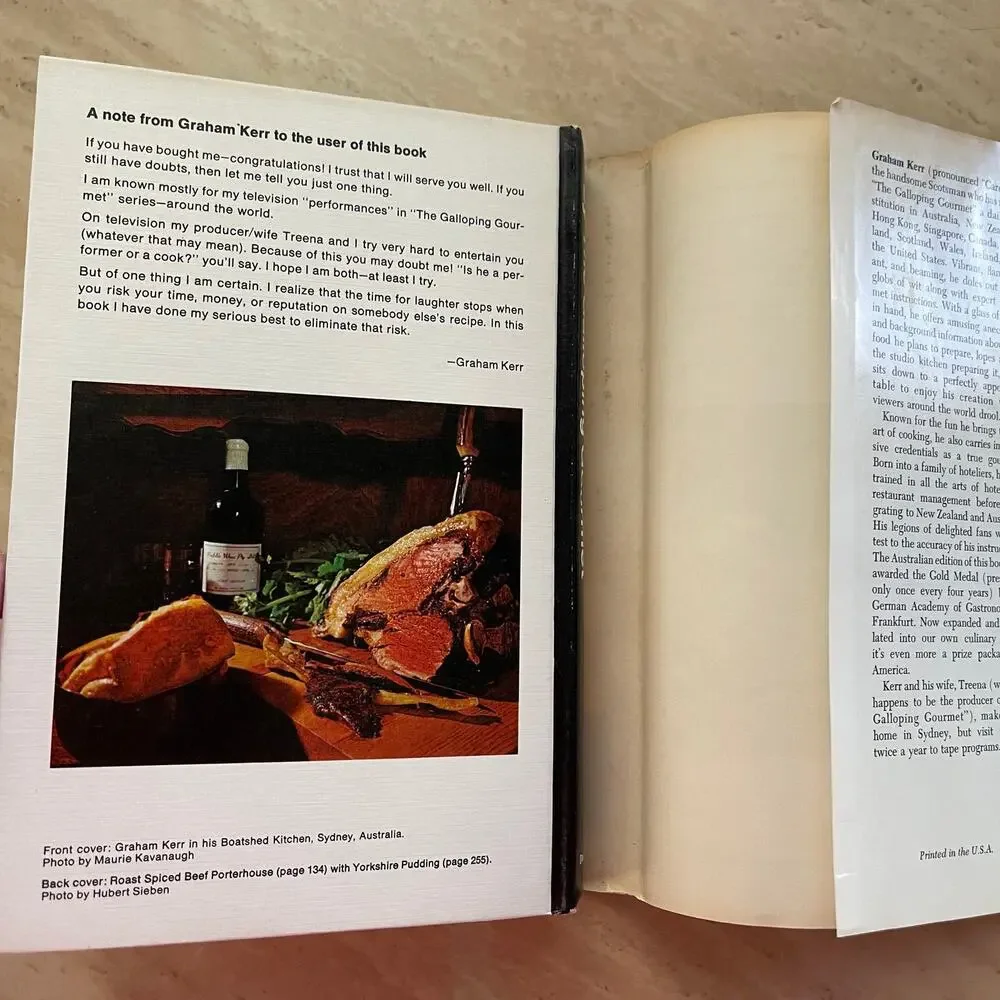 The Graham Kerr Cookbook The Galloping Gourmet Vintage 1969